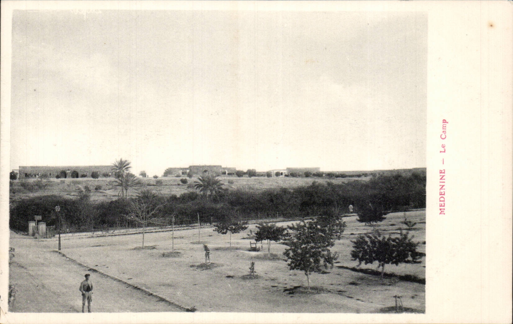 CPA Tunisie Medenine le camp