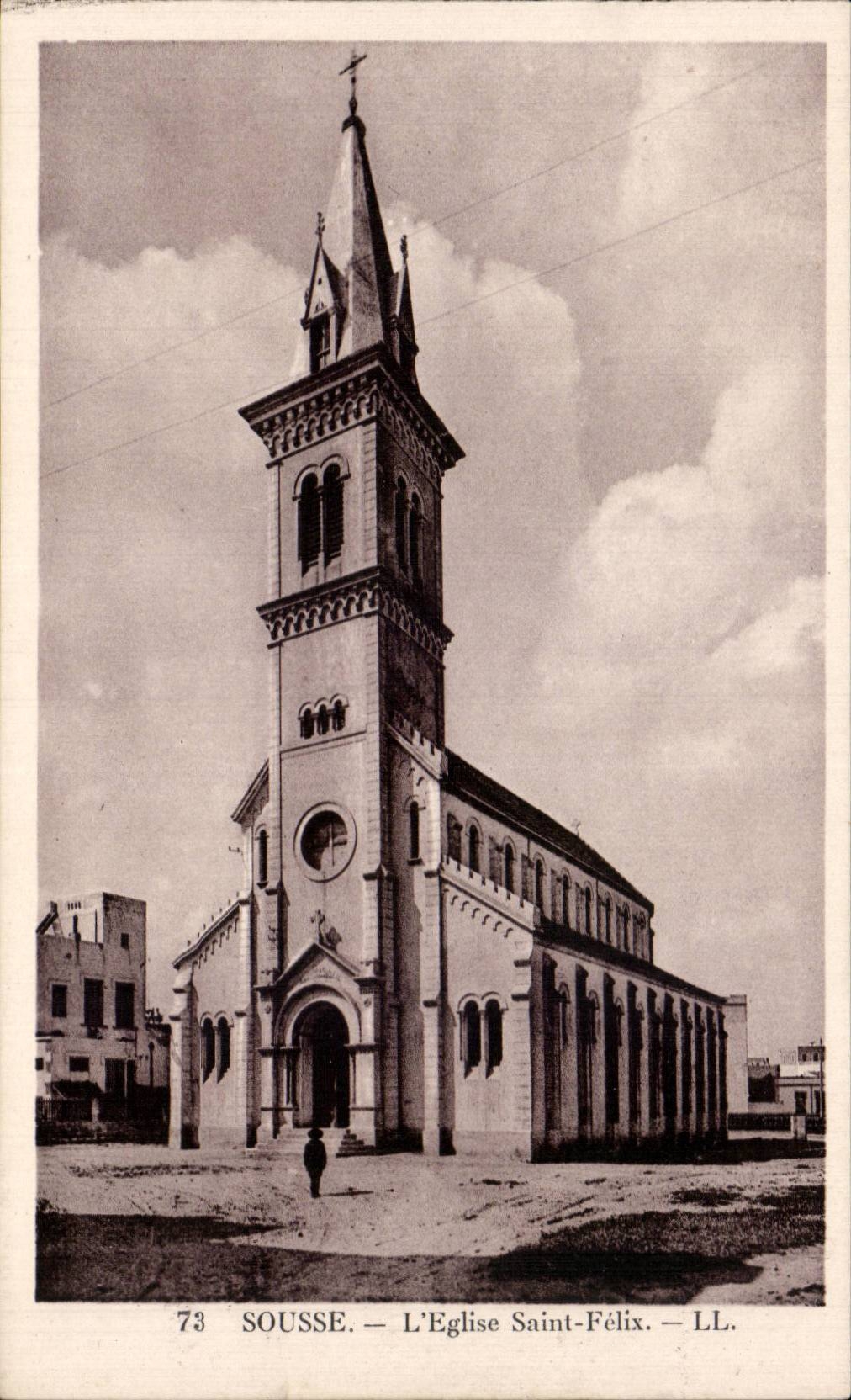 CPA Tunisie Sousse L eglise saint Felix