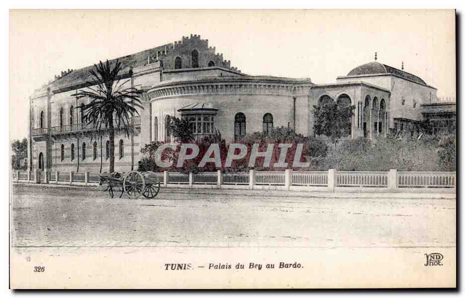CPA Tunisie Tunis Palais du Bey au Bardo