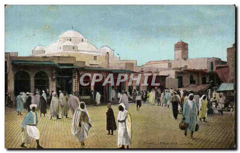 CPA Tunisie Tunis Place Bab Souika