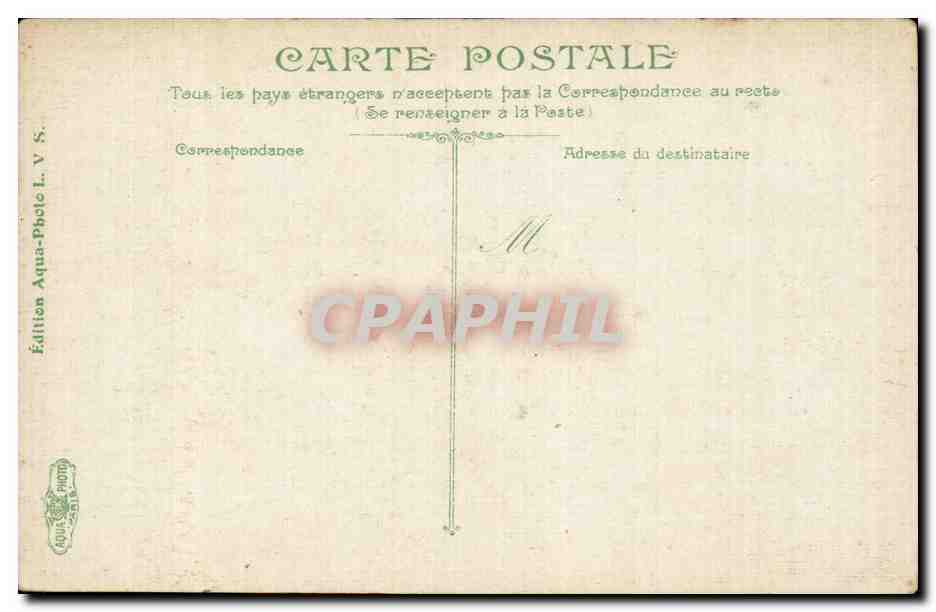 CPA Tunisie Tunis Place Bab Souika — Rückseite