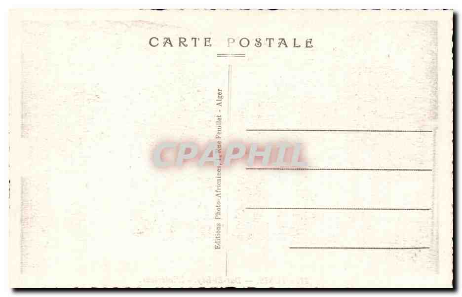 CPA Tunisie Tunis Dar El Bey L interieur — Rückseite