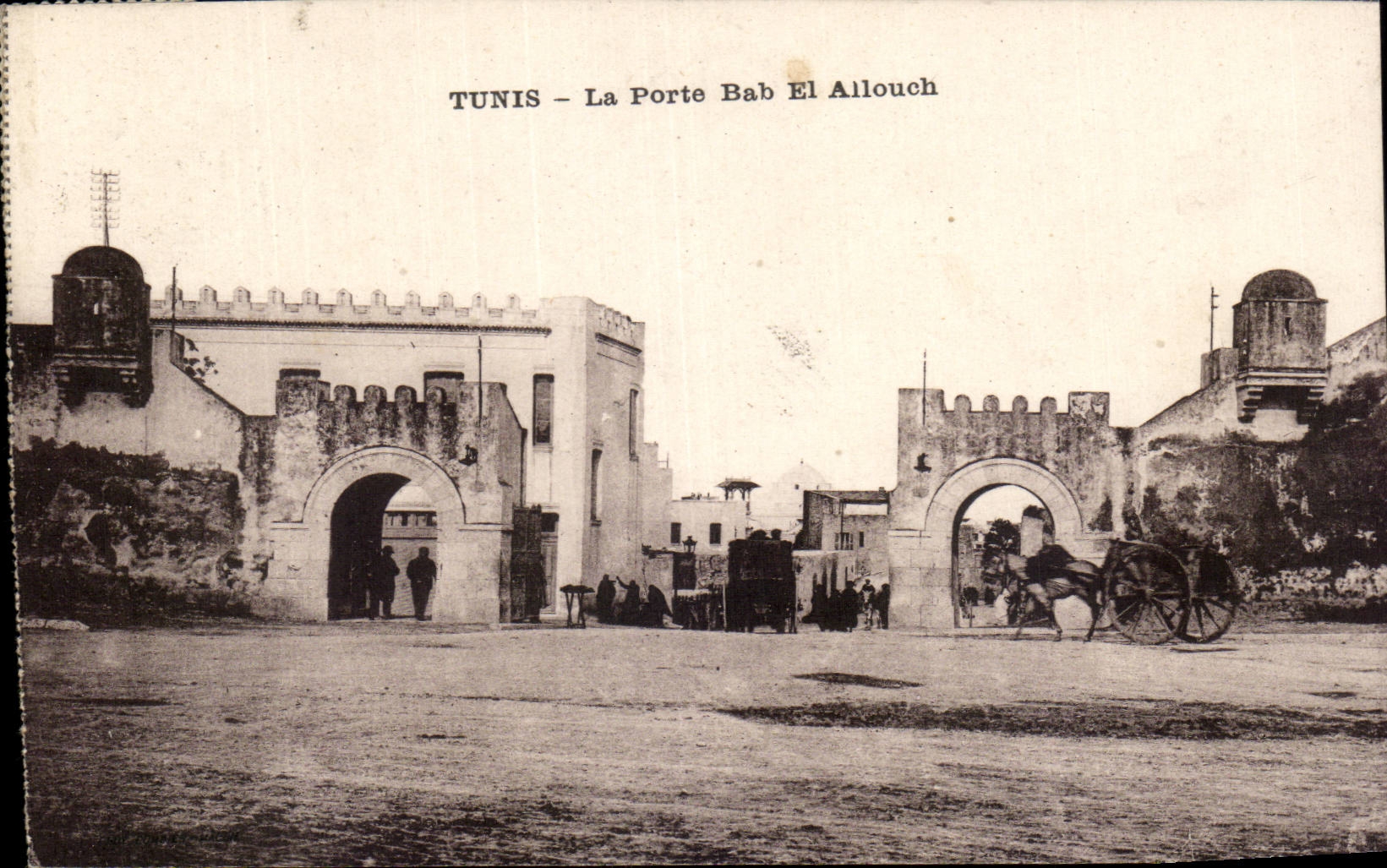 CPA Tunisie Tunis La porte Bab El Allouch