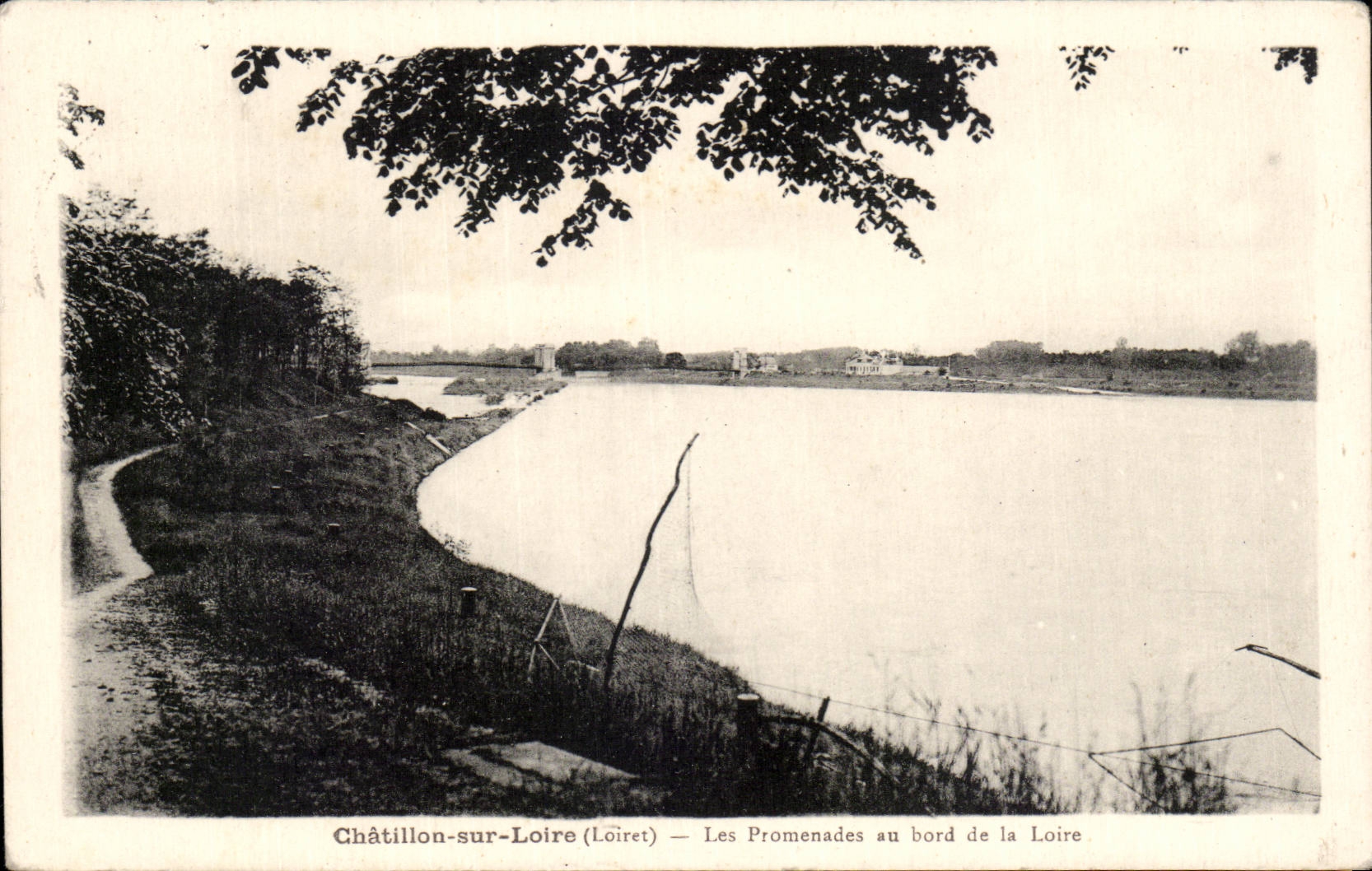 CPA Chatillon sur Loire Les promenades au bord de la Loire 