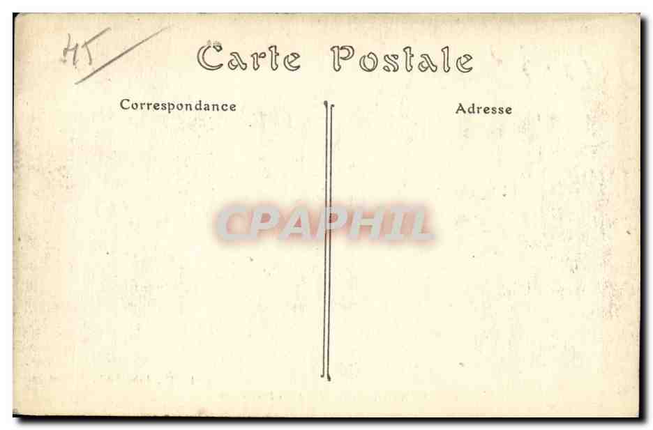 CPA Montargis La sous prefecture — Rückseite