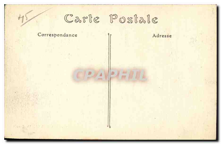 CPA Montargis Hotel de ville — Rückseite