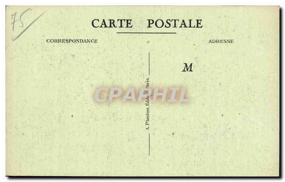 CPA Paris Cabaret du Neant Pars Montmartre Lampadaire funeraire Squelette — Rückseite