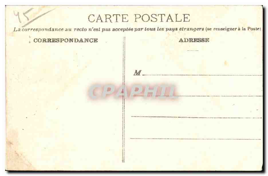 CPA Gien Vue Est et le college — Rückseite