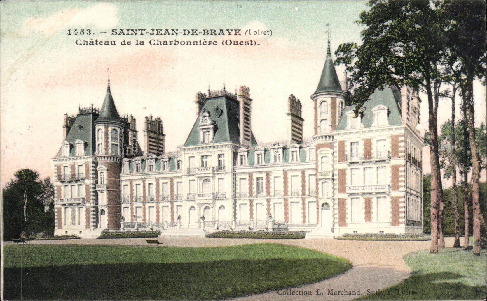 Château de la Charbonnière — Saint-Jean-de-Braye (Loiret) — Collection L. Marchand, Sully-sur-Loire