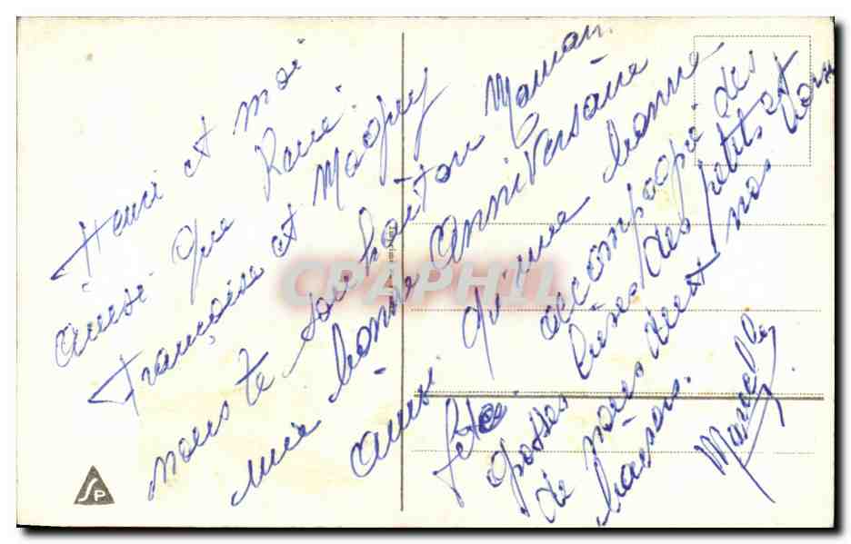Fleurs Pensee - Pansy - Bonne Fete - CPA  — Verso