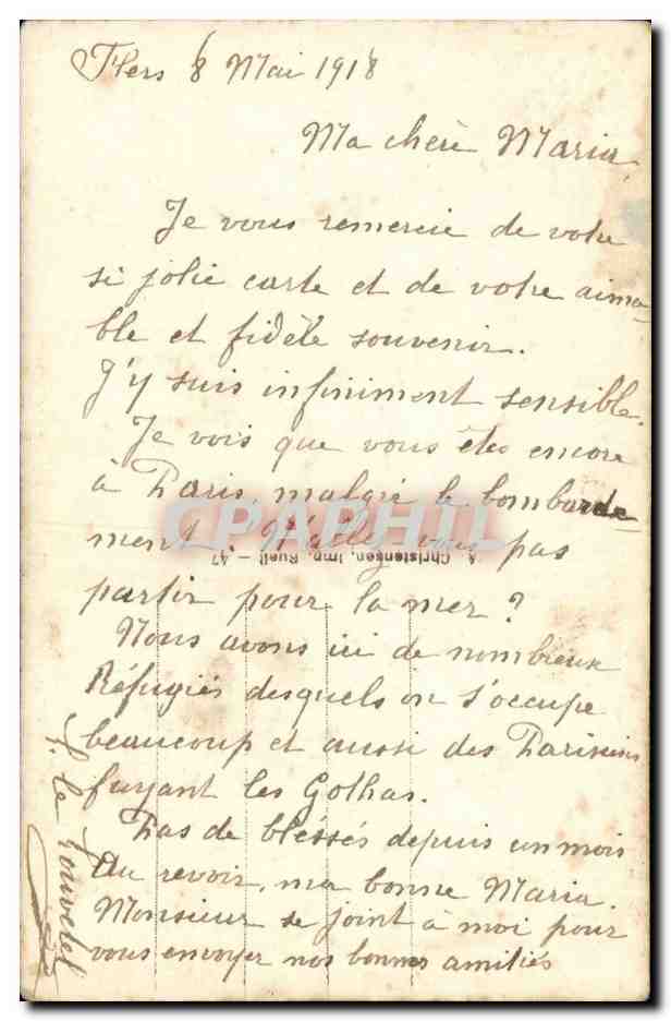 Fleurs Pensee - Pansy - Meilleur Souvenir - CPA  — Rückseite