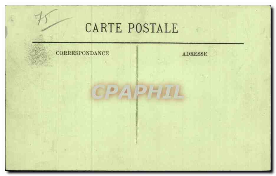 Paris - 4 - Inondations de Paris - Janvier 1910 - Viaduc Auteuil - CPA — Rückseite