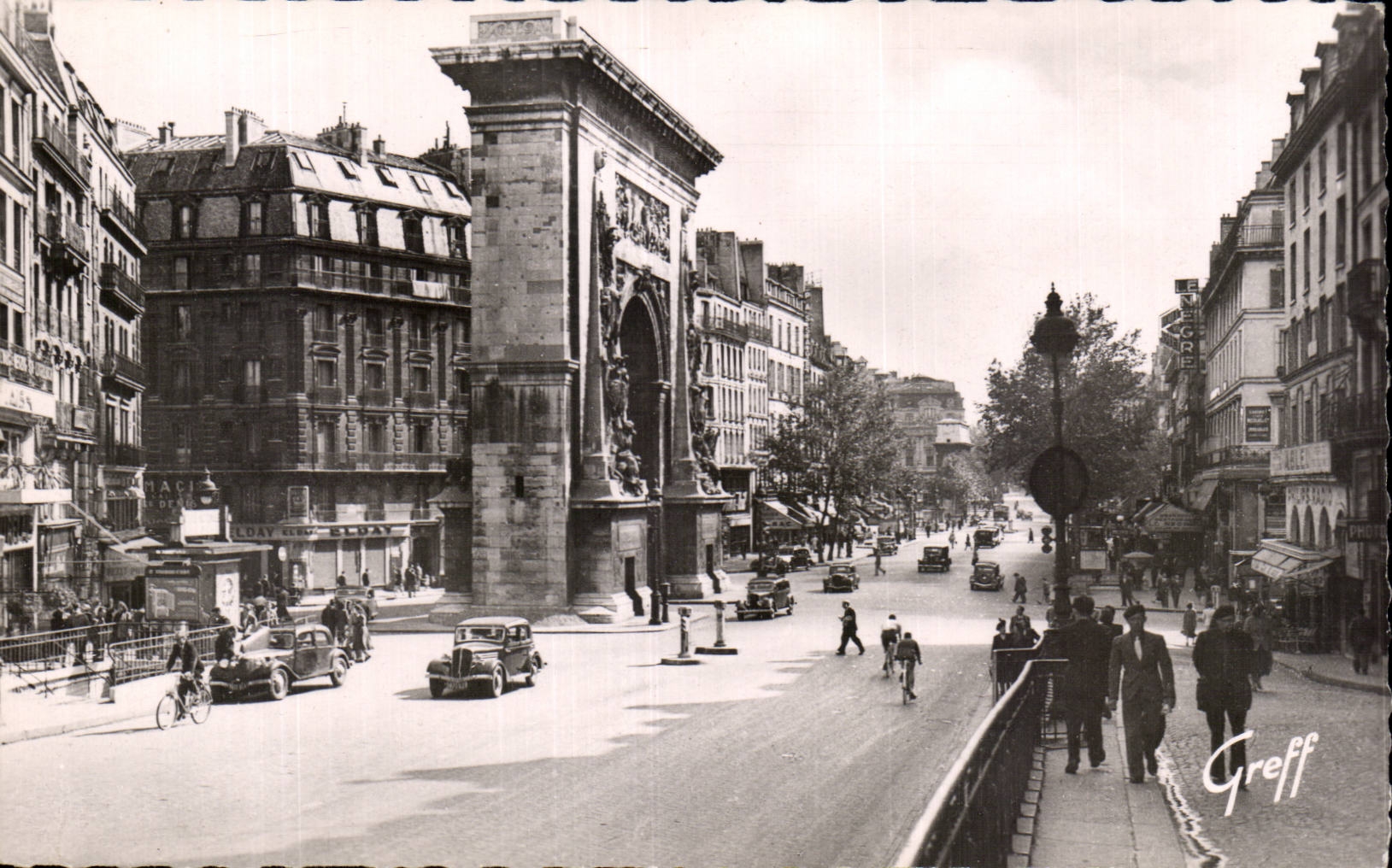 Paris - 10 - La Porte Saint Denis - CPA 