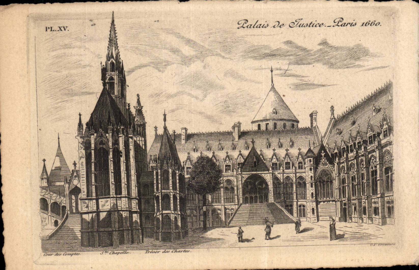CPA Paris Palais de justice 1660