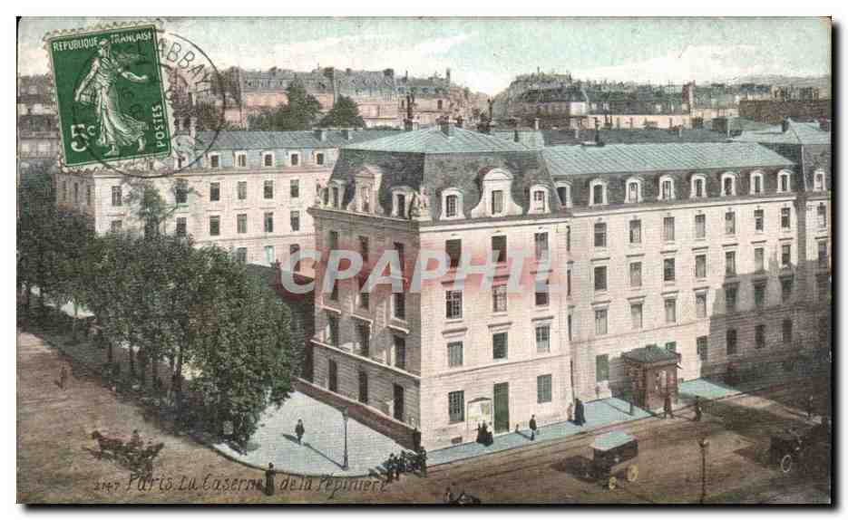 CPA Paris La caserne de la Pepiniere