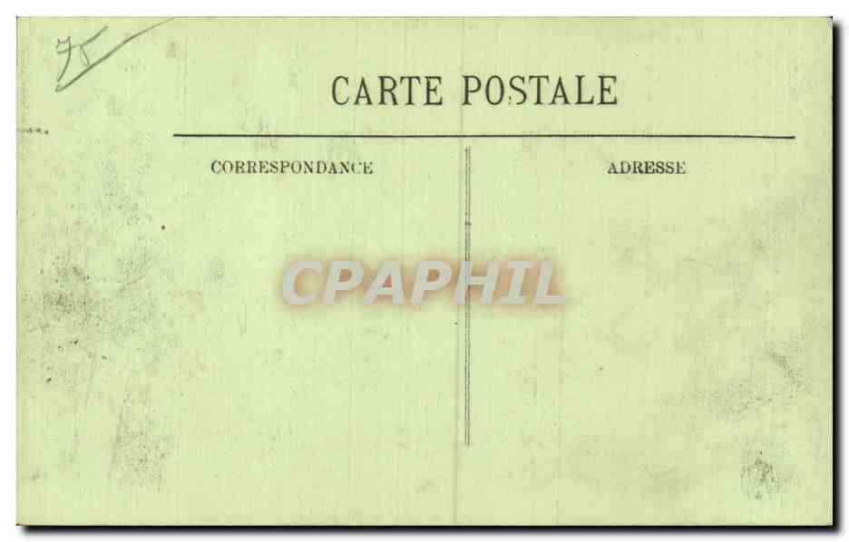 Paris - 15 - Inondations de Paris- Janvier 1910 - Le Boulevard de Grenelle et le Metro - CPA  — Rückseite