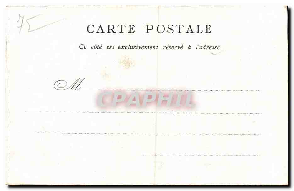 Paris - 4 - Notre Dame - CPA  — Verso