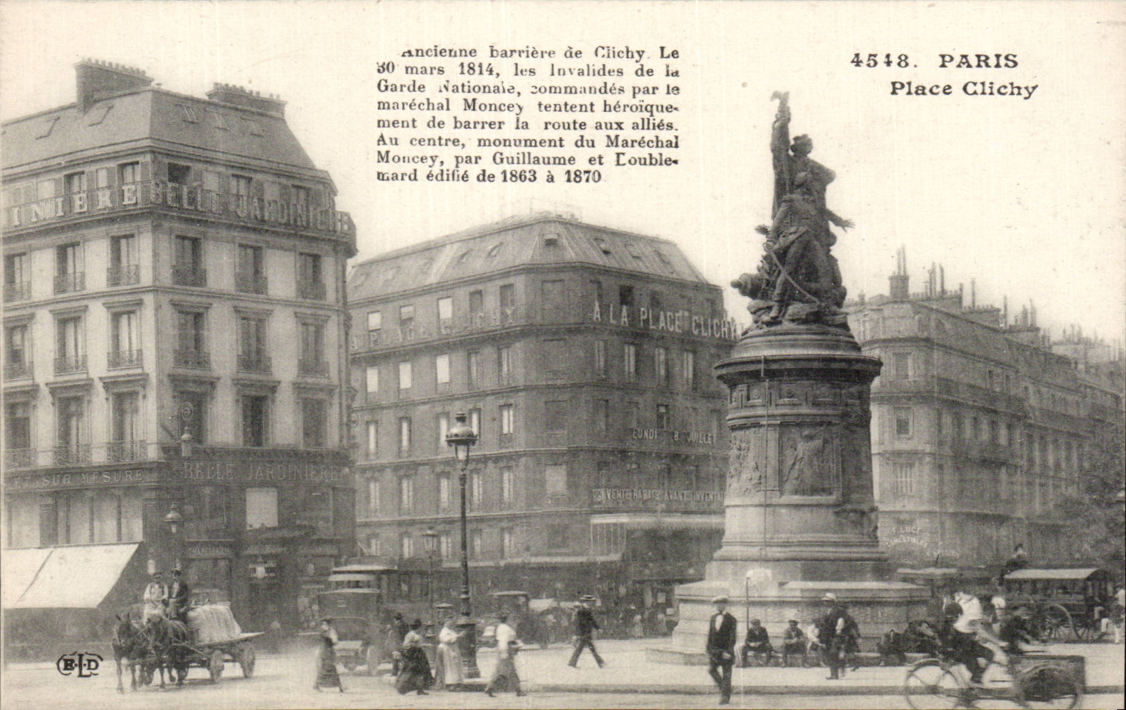 Paris - 17 - Place Clichy - CPA 