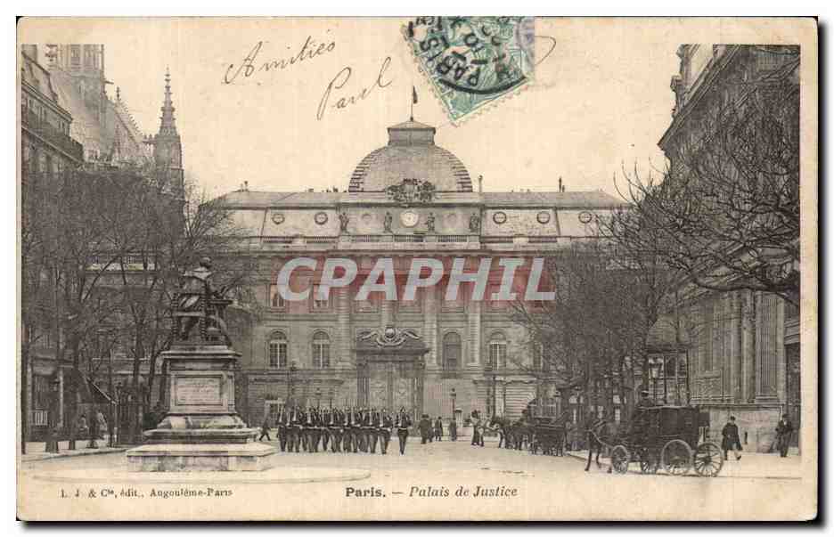 Paris - 1 - Palais de Justice - CPA 