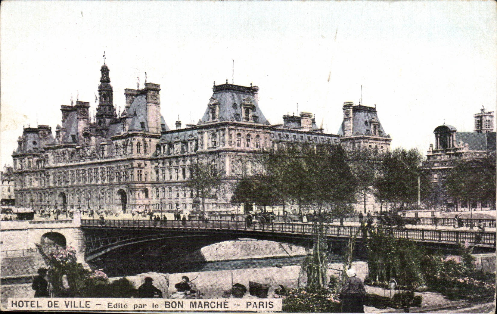 Paris - 4 - Hotel de Ville - Bon Marche - - CPA 