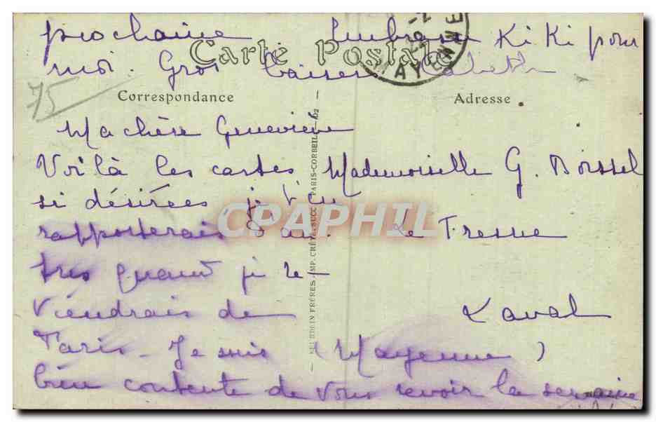 Paris — Perspective de l'Avenue de Brodeuil, les nouveaux Jardins — P. Poudourie, n°3728 — Reverso