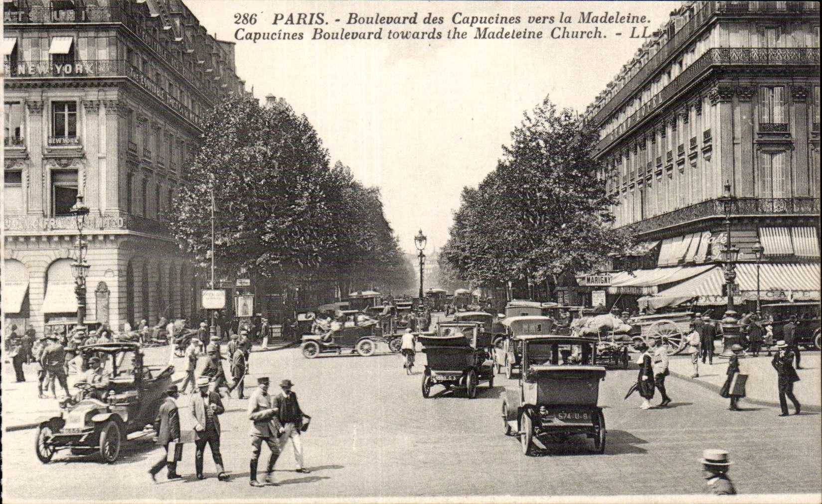 Paris - 2 - Boulevard des Capucines vers la Madeleine - CPA 