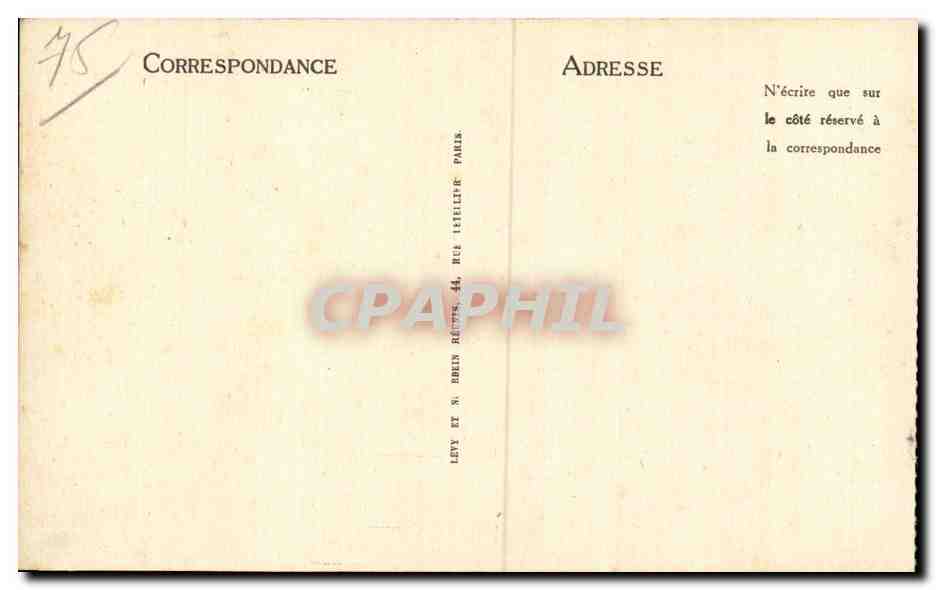Paris - 2 - Boulevard des Capucines vers la Madeleine - CPA  — Rückseite
