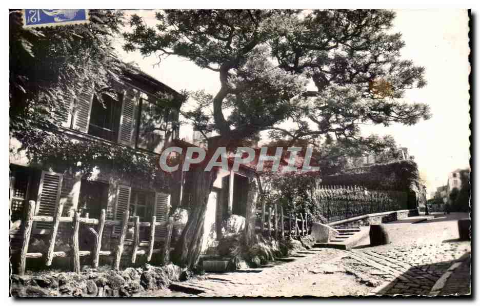 Paris - 18 - Le Vieux Montmartre - Le cabaret du Lapin Agile et la vigne de Montmartre - CPA 
