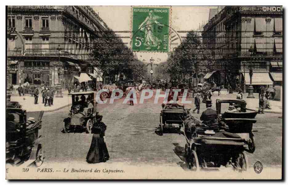 Paris - 2 - Boulevard des Capucines - CPA 