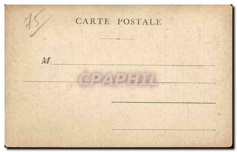 Paris - 1 - La rue de Rivoli - CPA  — Verso