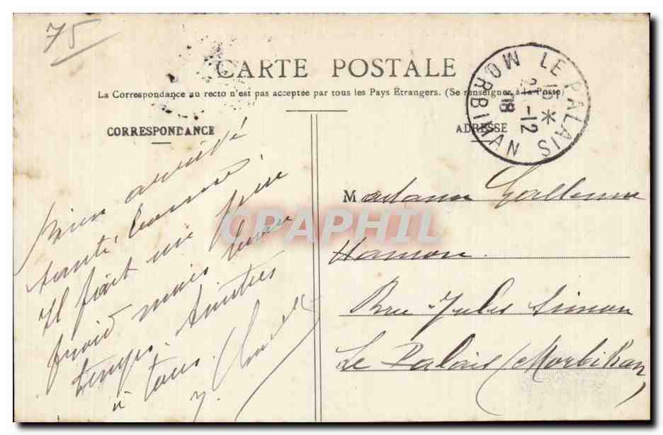 Paris - 7 - Gare d Orleans Orsay - CPA  — Rückseite