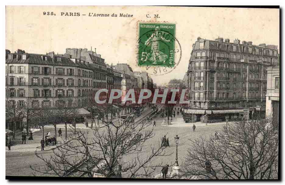 Paris - 14 - L Avenue du Maine - CPA 