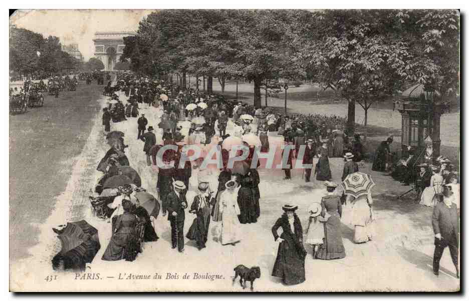 Paris - 16 - Avenue Bois de Boulogne - CPA 