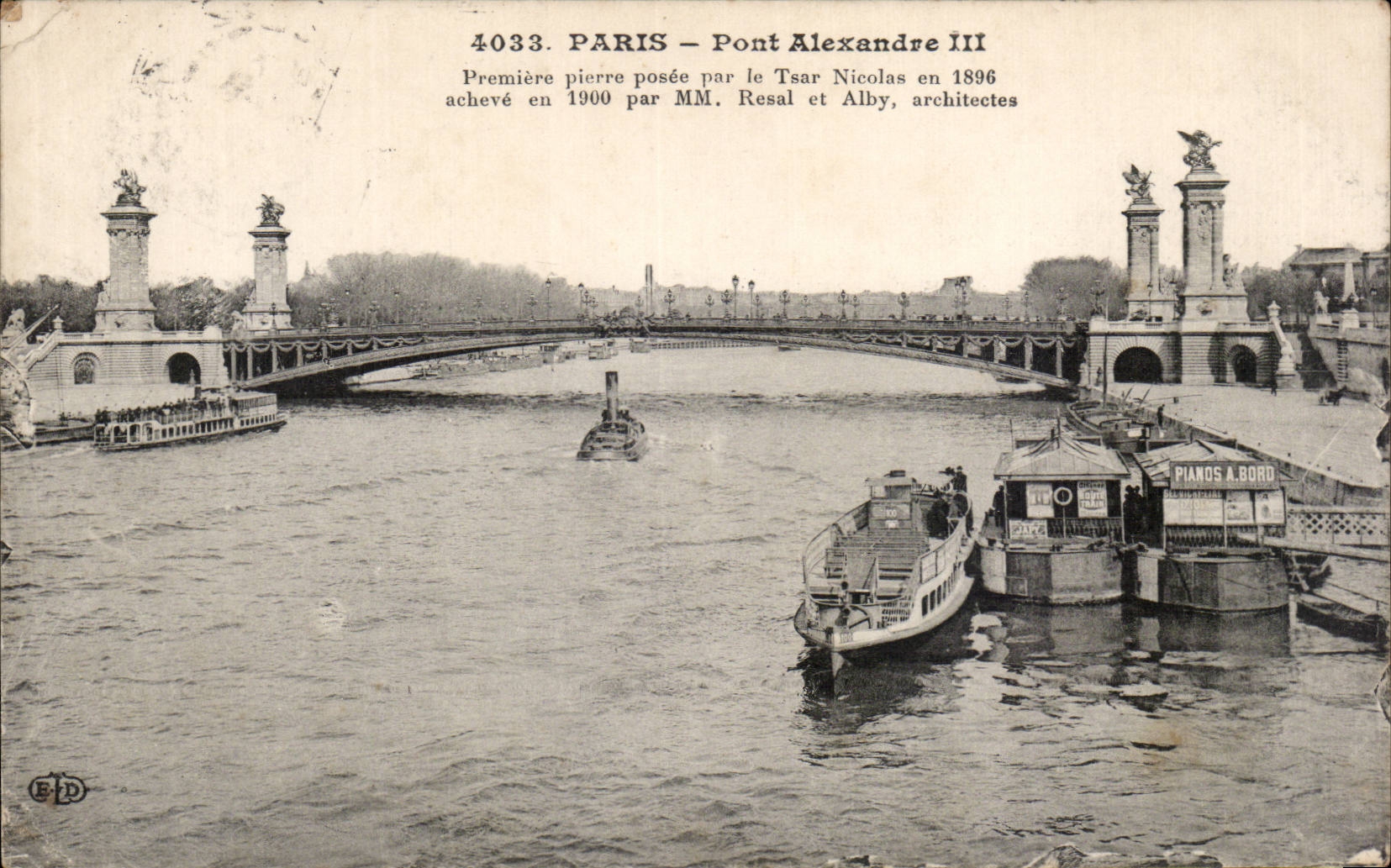 Paris - 7 - Pont Alexandre III - CPA 