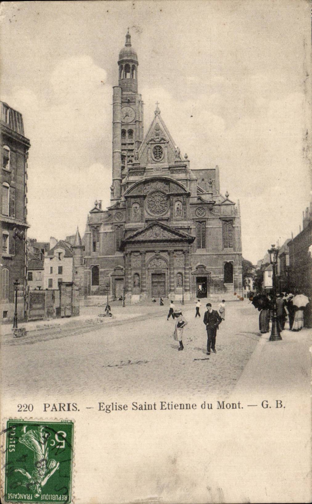 Paris - 5 - Eglise Saint Etienne du Mont - CPA 