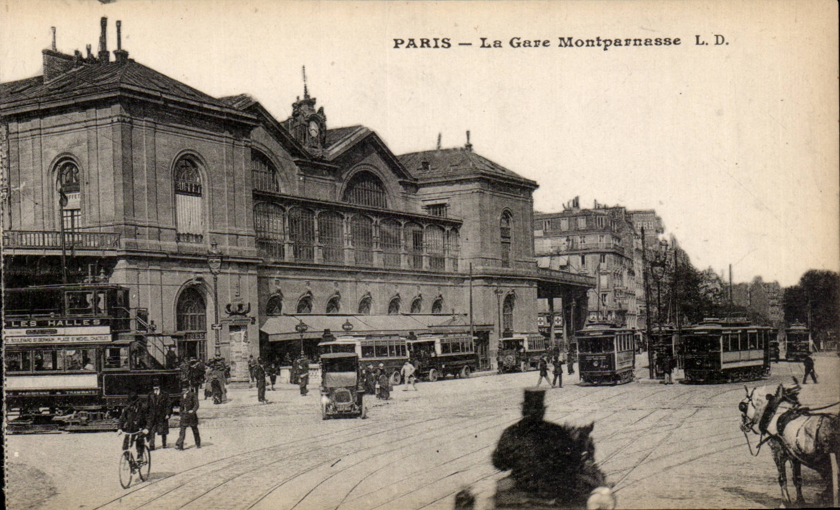Paris - 15 - La Gare Montparnasse - CPA 