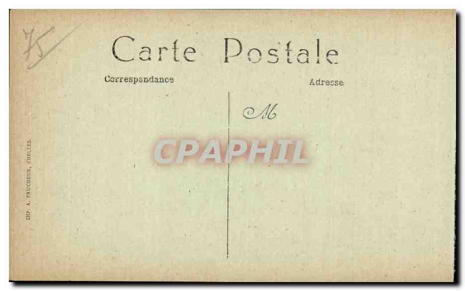 Paris - 15 - La Gare Montparnasse - CPA  — Rückseite