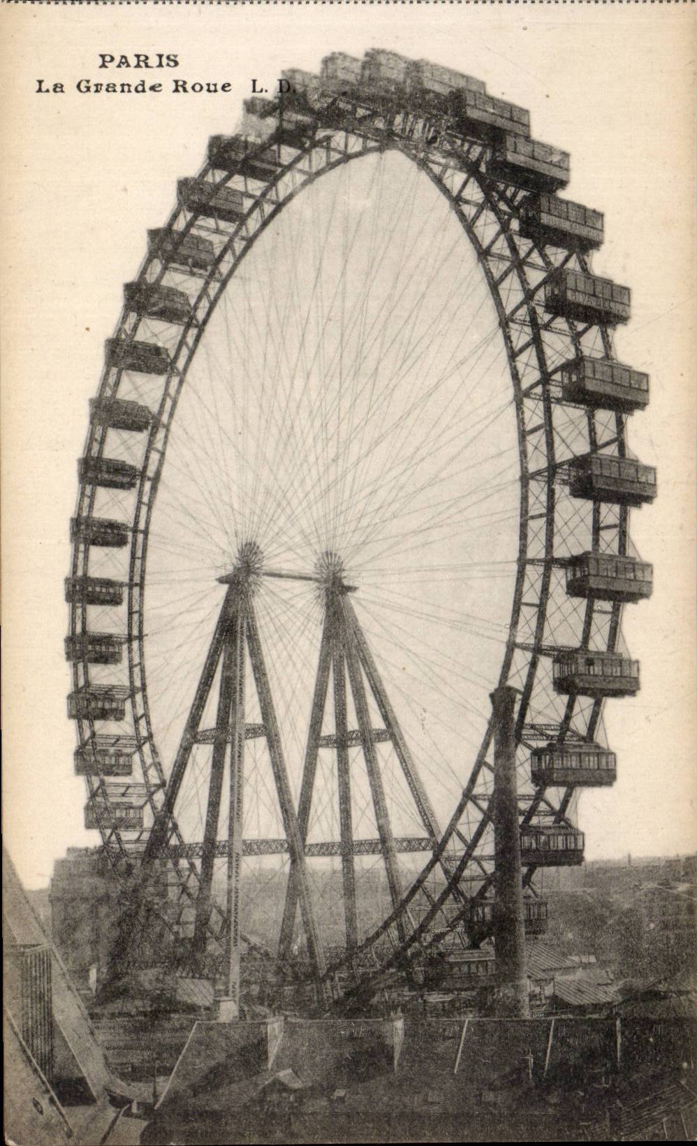Paris - La Grande Roue - CPA 