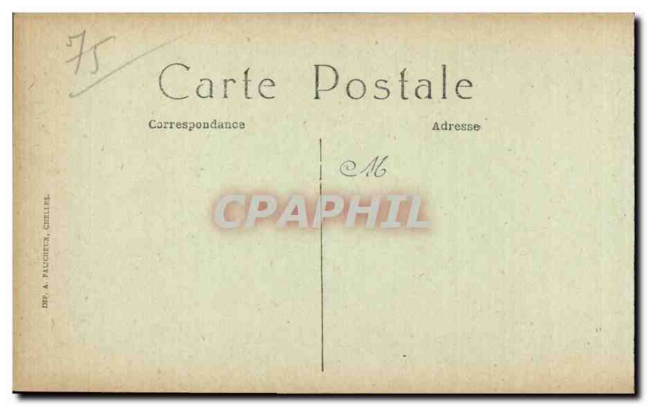 Paris - La Grande Roue - CPA  — Rückseite