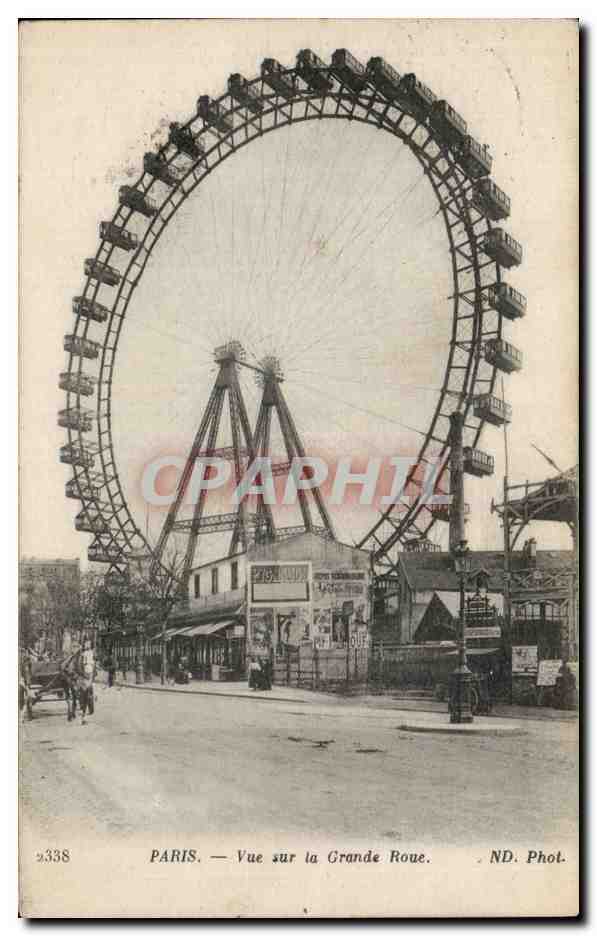 Paris - 1 - La Grande Roue - CPA 