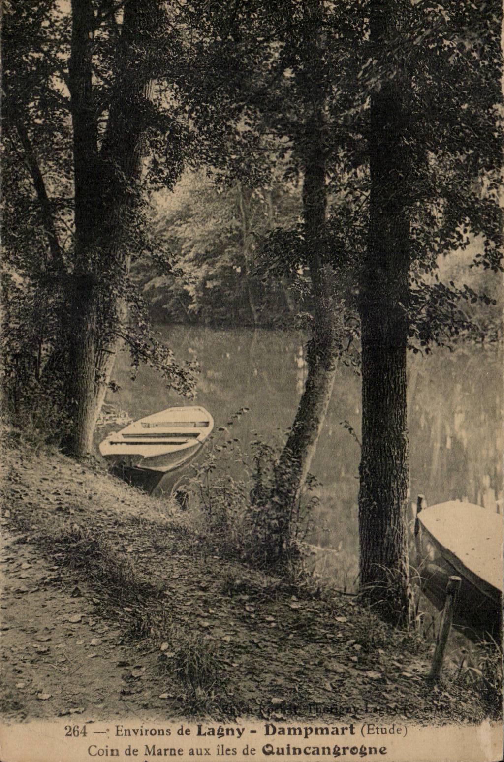 Environs de Lagny - Dampmart - Coin de Marne aux Iles de Quincangrogne - CPA 