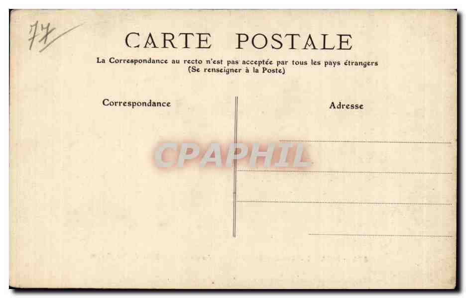 Meaux - Moulin de l'Échelle (Vue prise du Quai Victor-Hugo) — Pseudotypie A. Rep & Fillicette à Château-Thierry, n° 874 — Verso