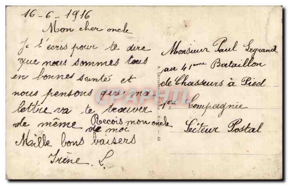 Fleurs Pensee - Pansy - Bonne Pensee - Garcon - little boy - CPA  — Verso