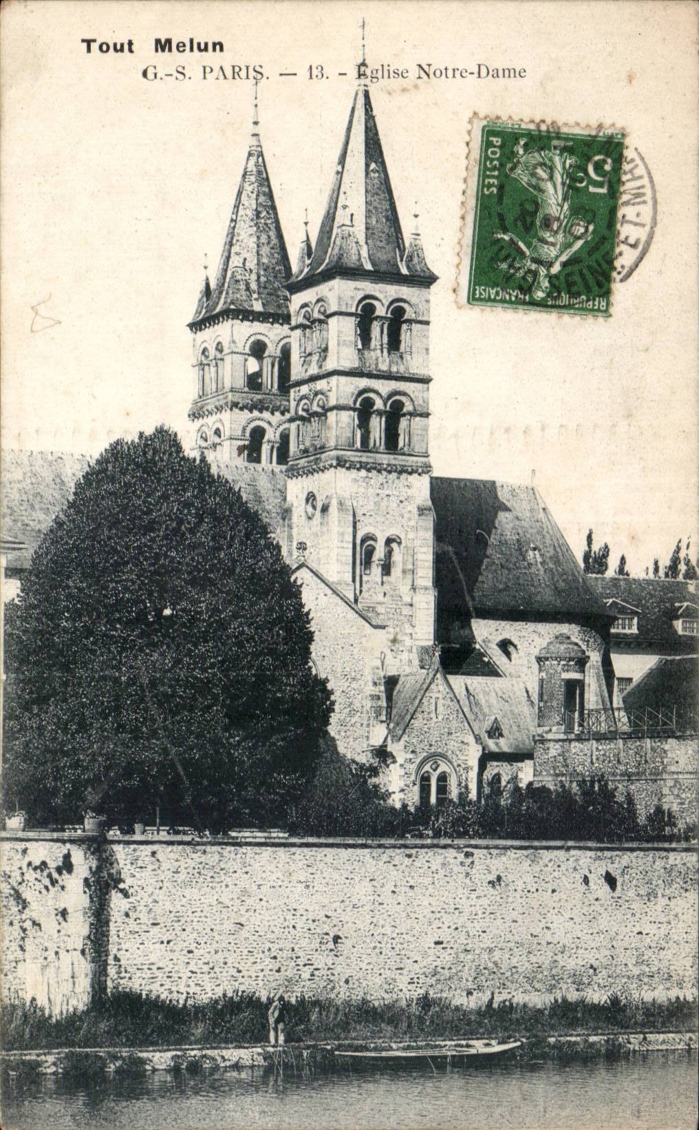 Melun — Église Notre-Dame — G.-S. PARIS - 13