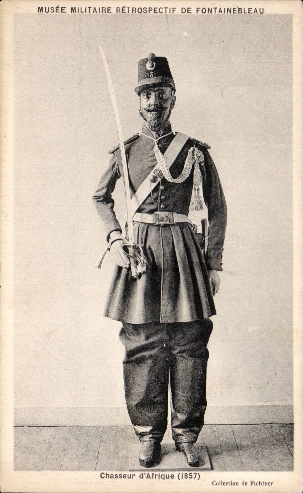 Chasseur d'Afrique (1857) — Musée Militaire Rétrospectif de Fontainebleau — Collection de Fichtner