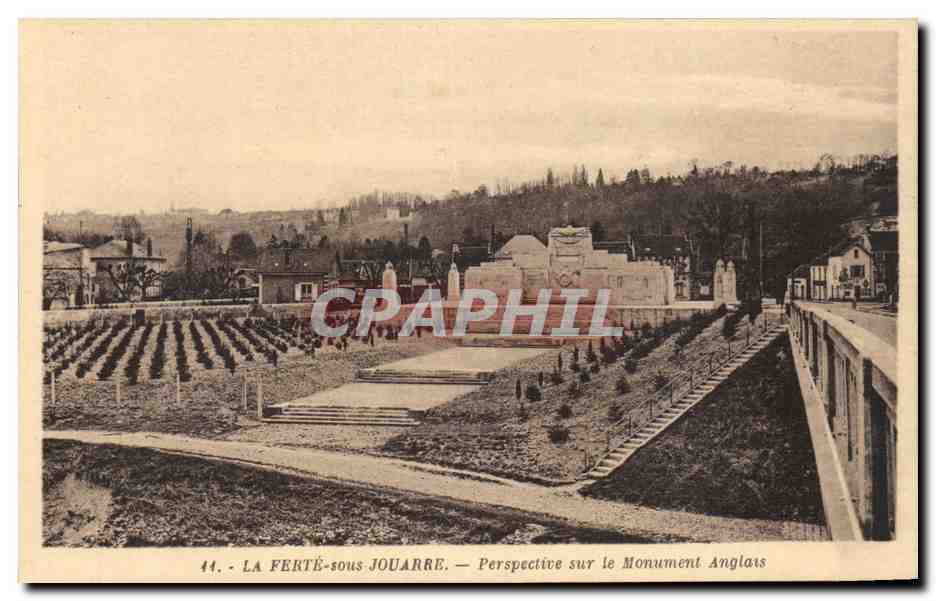 La Ferté-sous-Jouarre — Perspectiva sobre el Monumento Inglés — Edición Malherbe
