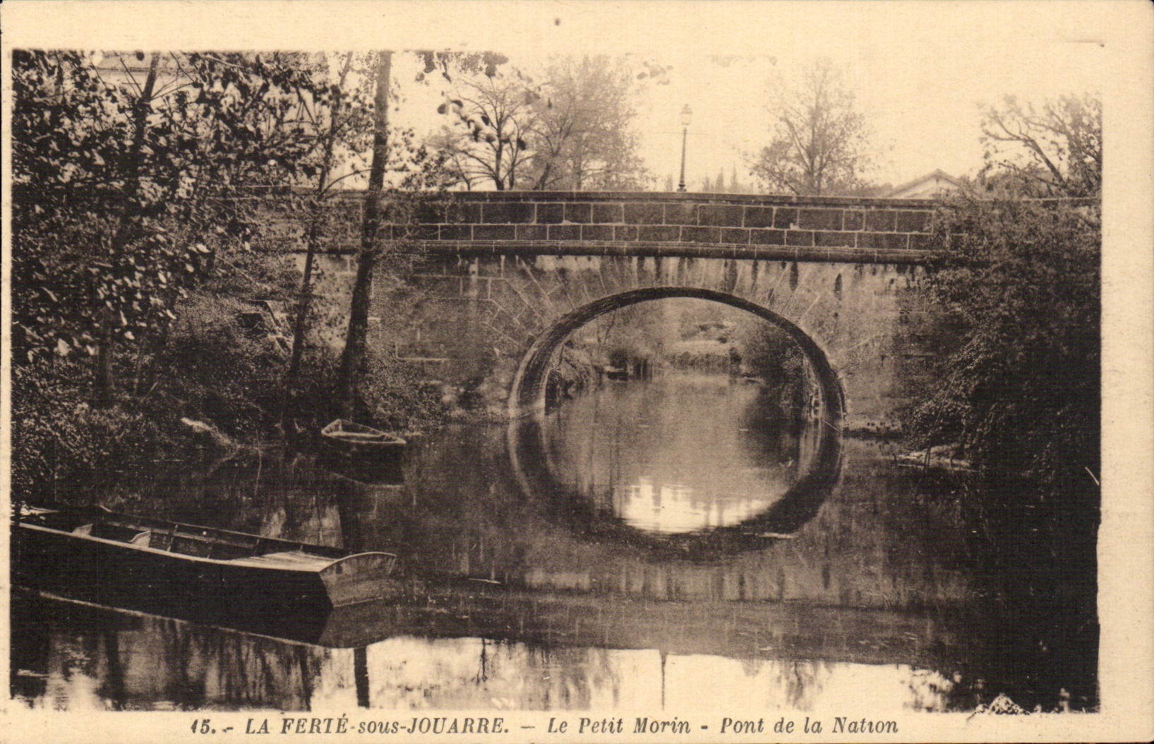 LA FERTÉ-sous-JOUARRE — Der Petit Morin — Brücke der Nation — Edition Malherbe