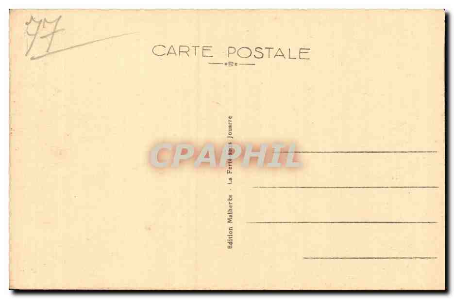 LA FERTÉ-sous-JOUARRE — Der Petit Morin — Brücke der Nation — Edition Malherbe — Rückseite