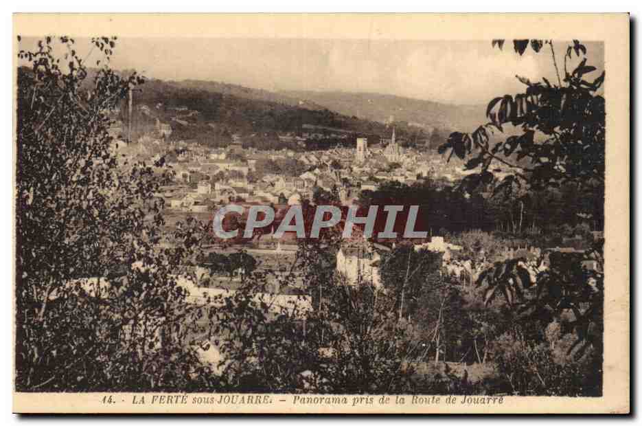 La Ferté-sous-Jouarre — Panorama tomado desde la Route de Jouarre — Edición Malherbe