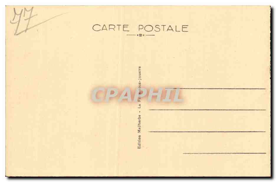 LA FERTÉ-sous-JOUARRE — Vue générale prise des Bondons — Édition Maltherbe — Reverso